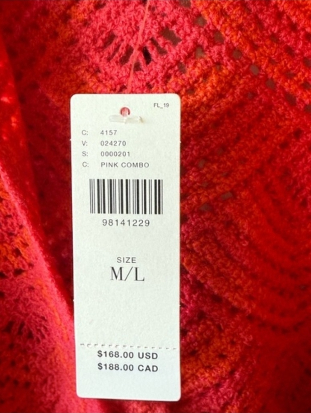 Anthropologie Celandine Crochet Long-Sleeve Mini Kaftan - Picture 6 of 10